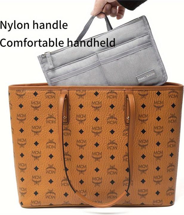Produktbild Only-Bags.Store Multifunktionale & tragbare Aufbewahrungstasche mit doppelten Reissverschlüssen, grosse Kapazität