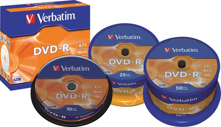Produktbild Verbatim Dvd-R (25 x)