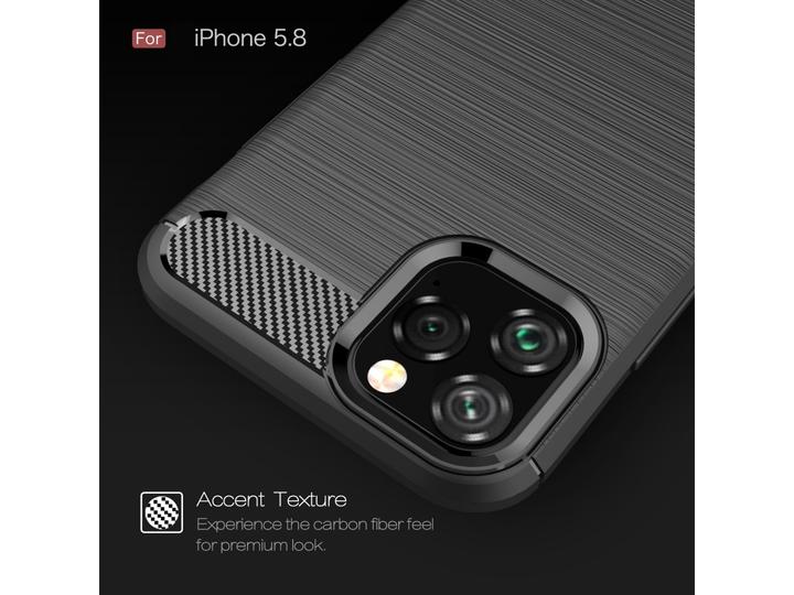 Immagine prodotto Screenguard Cassa in carbonio spazzolato (Apple iPhone 11 Pro)