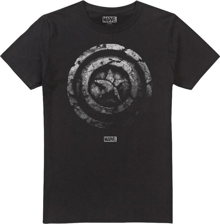 Produktbild Captain America Mens Brick Shield Shield T-Shirt (XL)