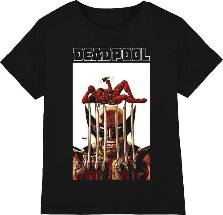 Actual product image Deadpool Unisex Adult Striking Pose T-Shirt (XL)