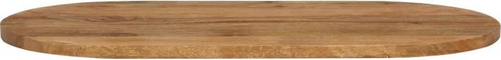 Actual product image VidaXL Table top wooden top solid wood top 120x60x3.8cm oval mango wood