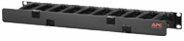 Actual product image APC Horizontal Cable Manager 1Ux4inch 10cm Deep SingleSided with Cover