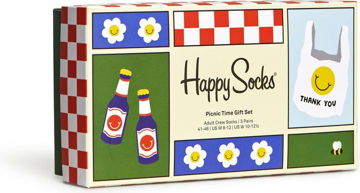 Image du produit Happy Socks Picnic Time Gift Set (Lot de 3, 41 - 46)
