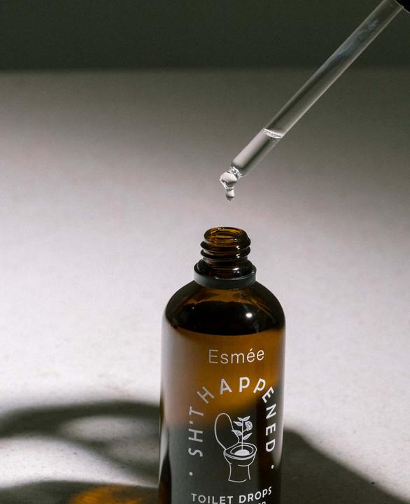 Actual product image Esmée Toilet Drops - Smell Cover Sh*t Happened