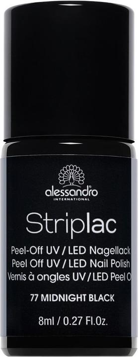 Alessandro Striplac (77 Midnight Black, Abziehbarer Nagellack)