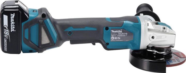 Actual product image Makita Battery angle grinder (125 mm)