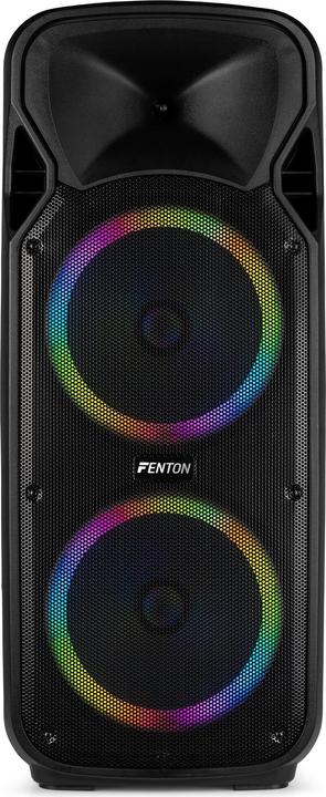 Immagine prodotto Fenton Speaker Bluetooth - FT212LED MK2 karaoke box met LEDâ€™s, accu en microfoons - (Attivo)