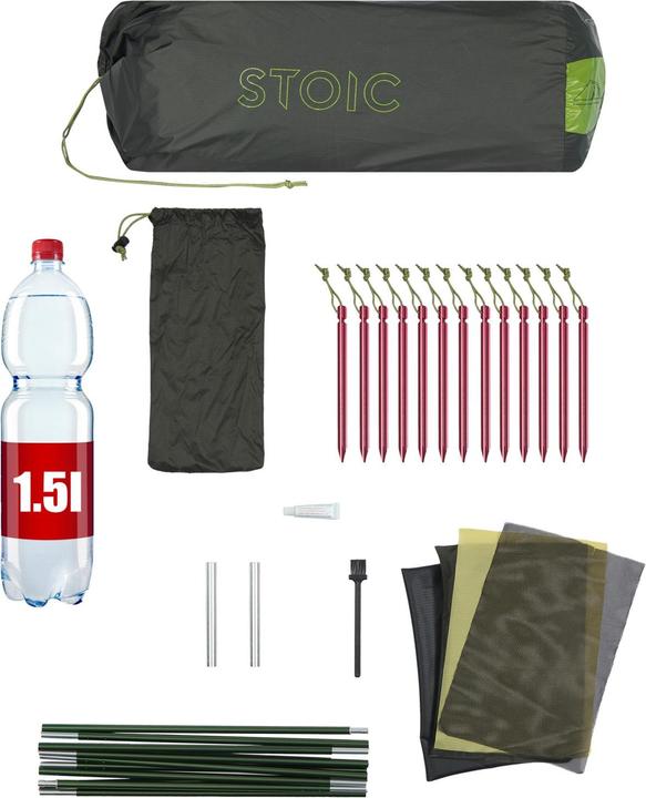Image du produit Stoic Fournitures. EXT 2P UL (Tente tunnel, 2.44 kg, 2 personnes)