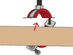 Actual product image Fischer Deutschland Silicone pipe clamp FRSH Clamping range 95-103mm galvanised steel FISCHER
