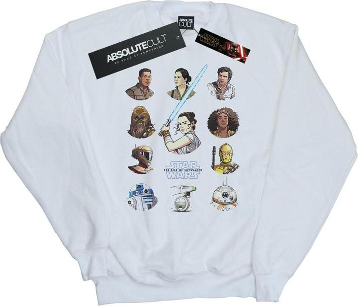 Star Wars The Rise Of Skywalker Resistance Character Line Up Sweatshirt Jungen