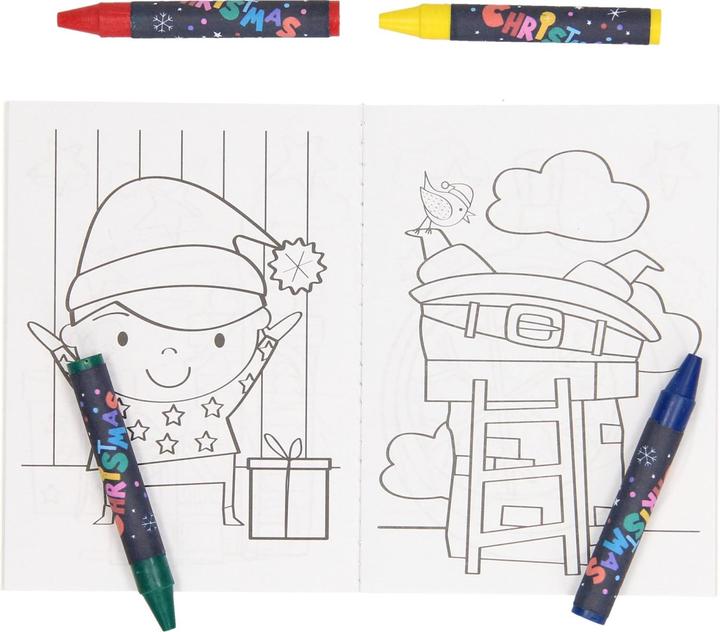 Immagine prodotto Set Treats: libro da colorare, pastelli e foglio di adesivi - ciliegia