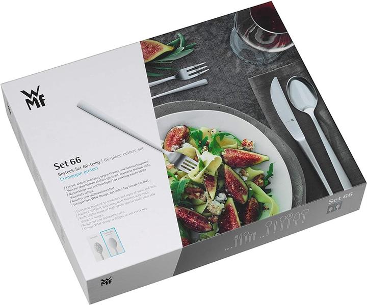 Produktbild WMF Essbesteck Besteckset 12 Personen Merit 66tlg Hohlheft Edelstahl 18/10 poliert (66 Stück, Besteck Set)