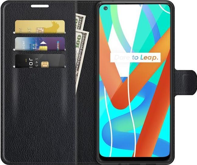 Productafbeelding MU Classic Litchi Leren Boekomslag Serie (Realme 8 5G)