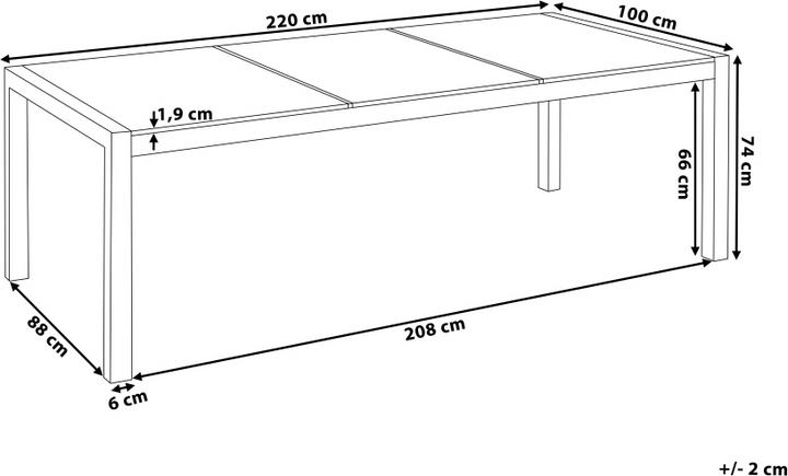 Actual product image Beliani Grosseto (220 cm)