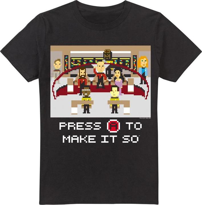 Actual product image Mens Make It So Pixel T-Shirt (3XL)