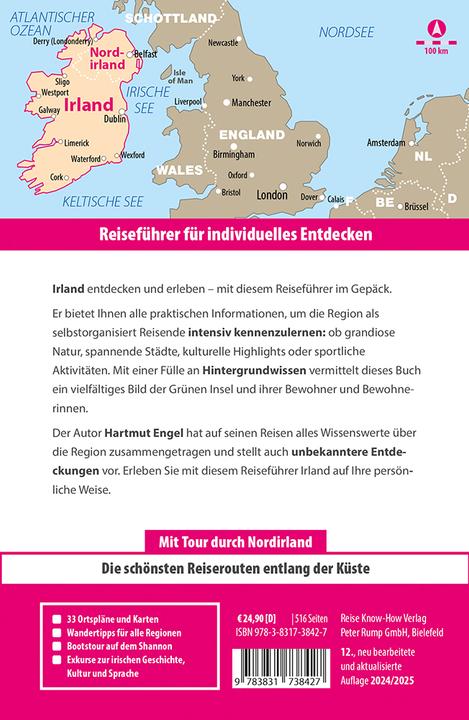 Actual product image Reiseführer Irland und Nordirland (German, Hans-Günter, Lars/Fiess, Cable, Astrid/Semsek, 2024)