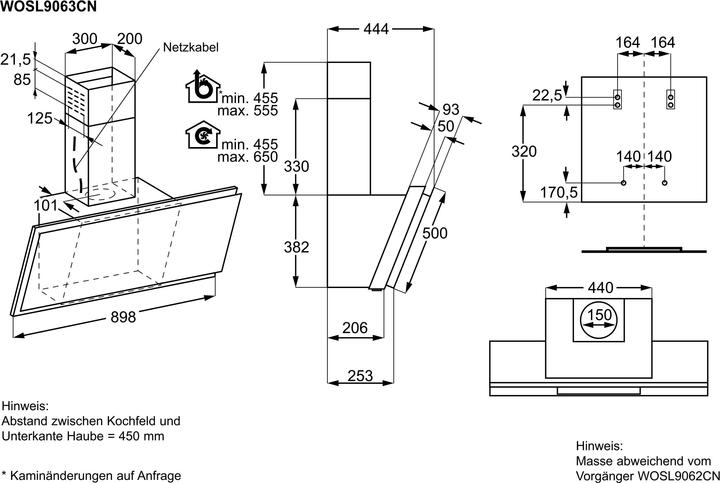 Image du produit Electrolux WOSL9063CN (Hotte murale)