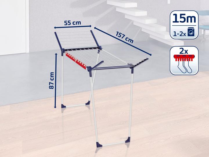 Produktbild Leifheit Standtrockner Pegasus 150 Solid Slim (15 m)