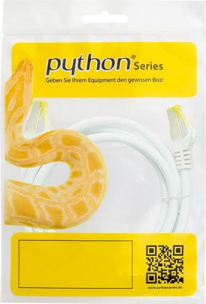 Produktbild Python Series RJ45 Patchkabel mitCat.7 Rohkabel (S/FTP, CAT7, 3 m)