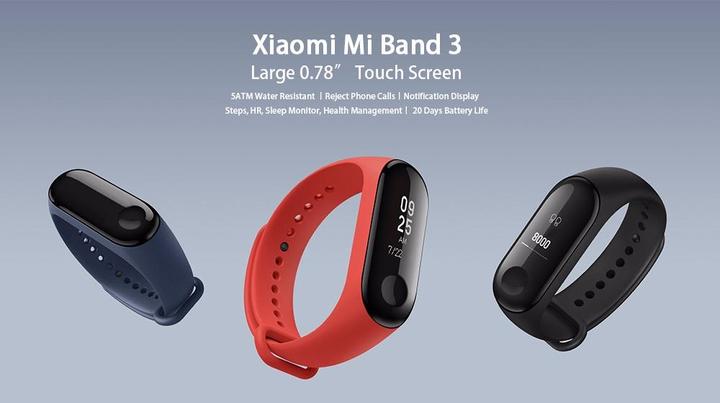 Produktbild Xiaomi Mi Band 3 (17.90 mm)