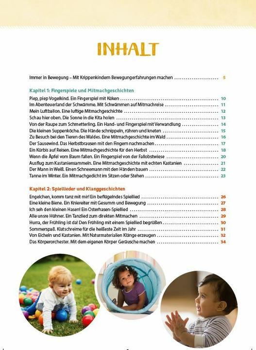 Produktbild Die besten Bewegungsspiele für Krippenkinder (Deutsch, Marionua, Bartoldus, Britta/Bartoli, Petra/Bischoff, 2021)