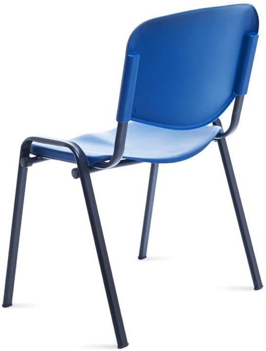 Actual product image Rocada Stacking chair seat shell plastic blue