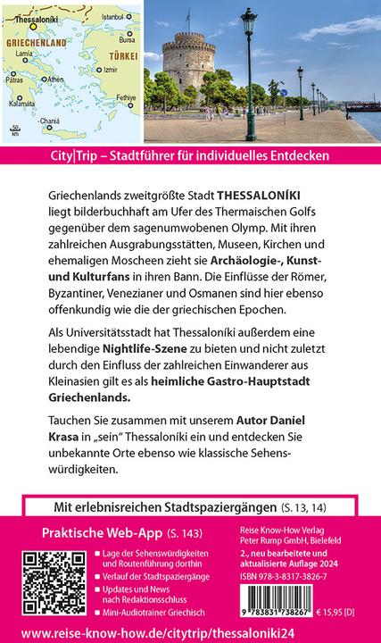 Image du produit CityTrip Thessaloniki (Allemand, Daniel Krasa, 2024)