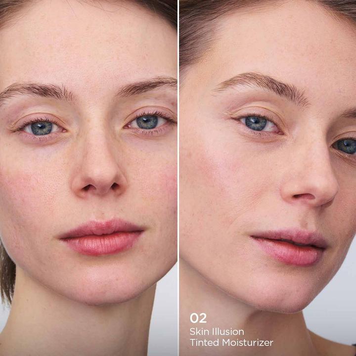 Produktbild Clarins Skin Illusion - Getönte Feuchtigkeitscreme Spf25 02 (Sonnencreme Gesicht, SPF 25, 40 ml)