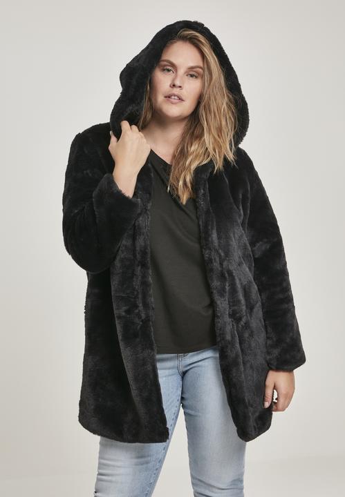 Actual product image Urban Classics Ladies Hooded Teddy Coat (4XL)