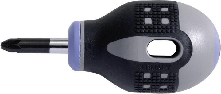 Immagine prodotto Bahco Cacciavite ERGO Pozidriv con manico corto in gomma, PZ1 x 25 mm (Cacciavite a croce PZ)