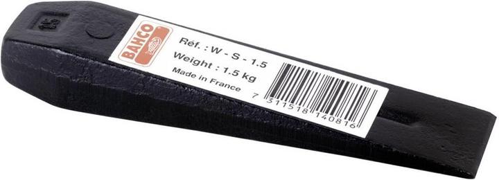 Actual product image Bahco Traditional steel splitting wedge, 250 mm, 2 kg