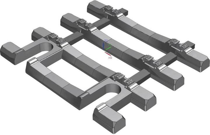 Immagine prodotto Piko Traversine 31mm flex track + traversine in cemento (Traccia H0)