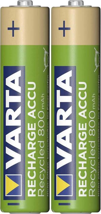 Immagine prodotto Varta Recharge Accu Recycled (2 pz., AAA, 800 mAh)