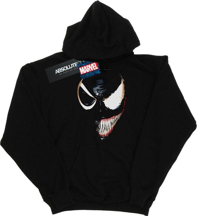 Actual product image Boys Venom Split Face Hoodie (128)