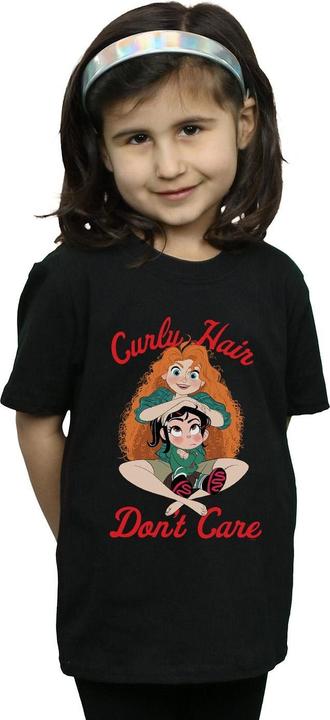Actual product image Disney Girls Wreck It Ralph Merida And Vanellope Cotton T-Shirt (140, 146)