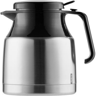 Actual product image Helios Preisser Vacuum jug Mondial Push 1,3l stainless steel stainless steel/black (1.30 l)