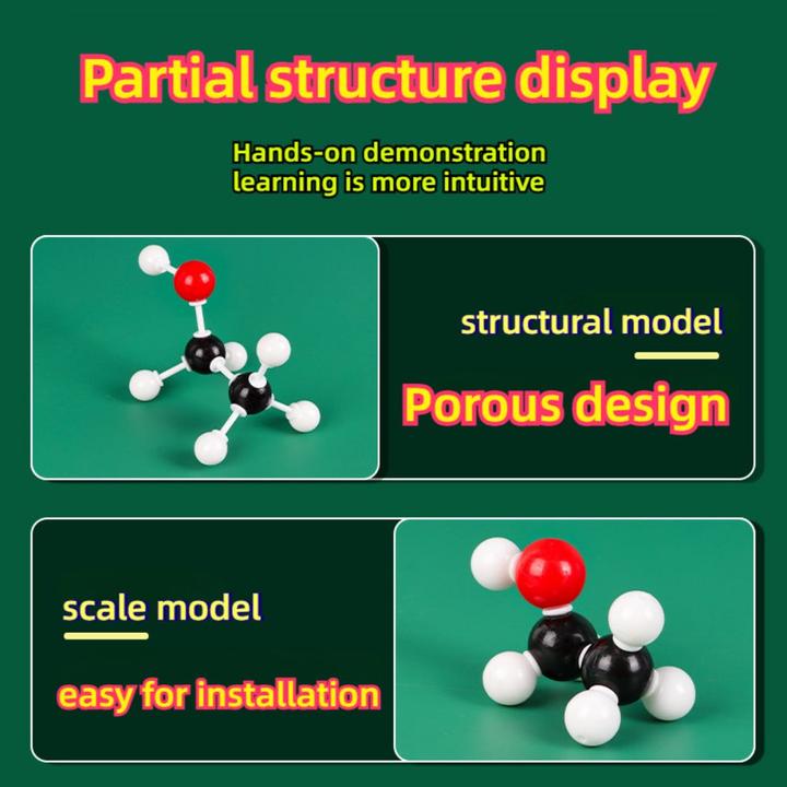 Image du produit Activity Board Kit de modèles pour les structures moléculaires chimiques : modèle de sphère et de tige pour