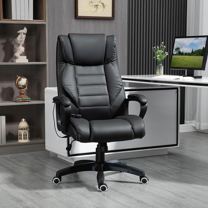 Produktbild Homcom Bürostuhl mit Massage höhenverstellbar