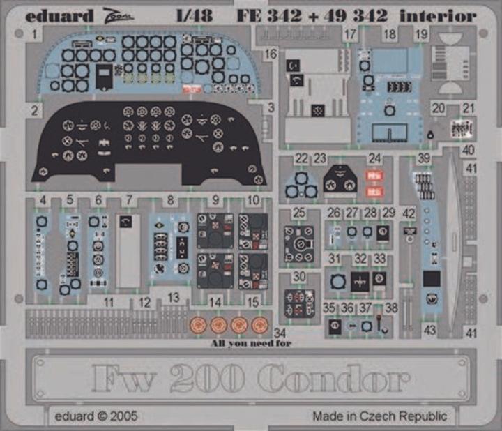 Produktbild Eduard Fw 200 Condor interior