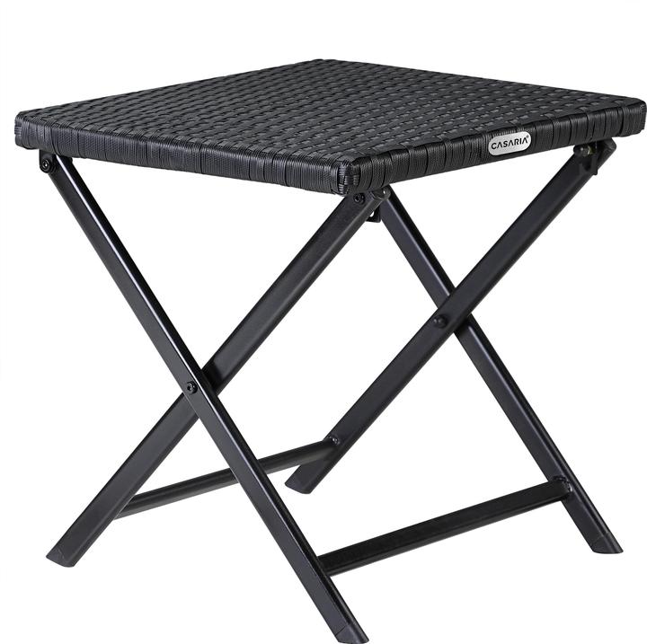 Produktbild Casaria Poly Rattan Klapphocker