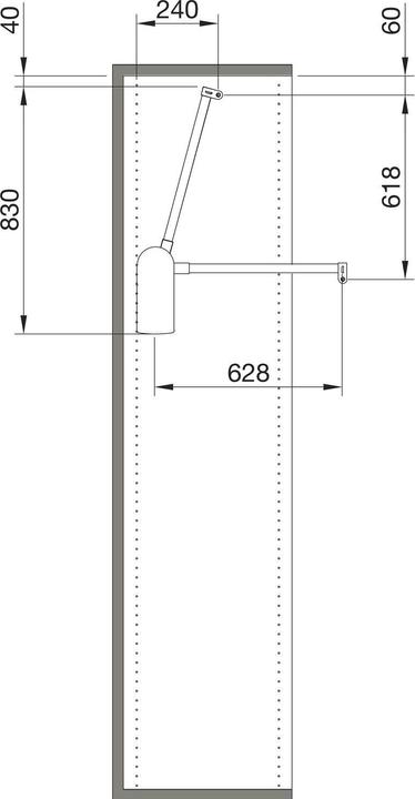 Actual product image Servetto Clothes lifts ELETTRICO (1 pcs.)