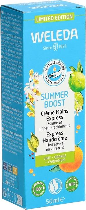 Produktbild Weleda Summer Boost Express Handcreme Tb 50 ml (50 ml)