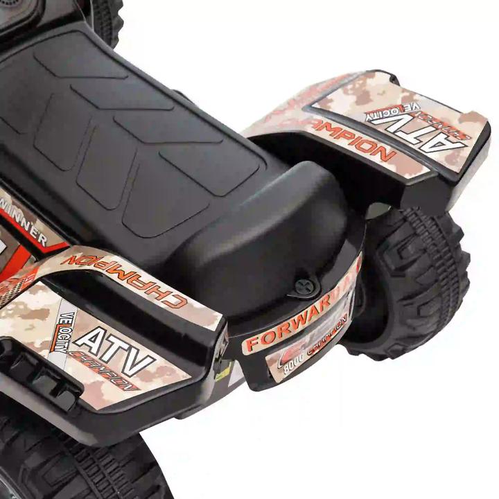 Produktbild Swisshandel24 Kinderelektro-Auto Elektro-Quad ATV LED, für 18-36 Monate Schwarz 70 x 42 x 45 cm (6 V)
