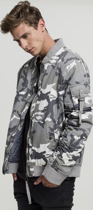 Immagine prodotto Urban Classics Bomber in cotone mimetico vintage (L)