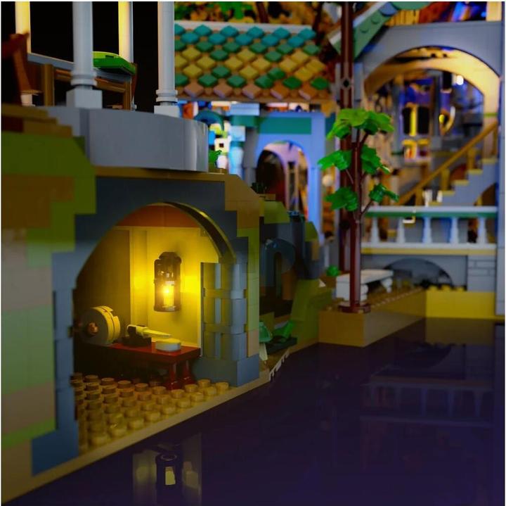Actual product image Light my bricks LMB 2.0 LEGO® The Lord of the Rings Rivendell #10316 Light Kit
