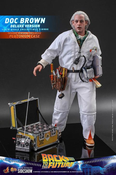 Produktbild Hot Toys Zurück in die Zukunft “Doc Brown – Deluxe Version” 1/6 Actionfigur