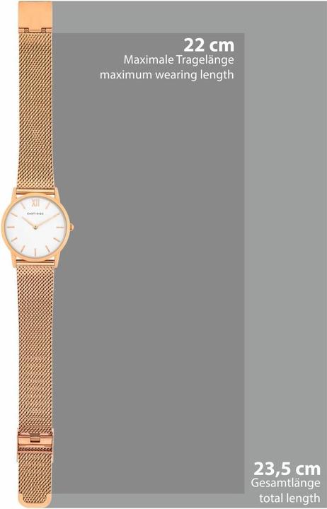 Produktbild Eastside Damen Quarzuhr Upper Union Edelstahl roségold - 9770 (Analoguhr, 33 mm)