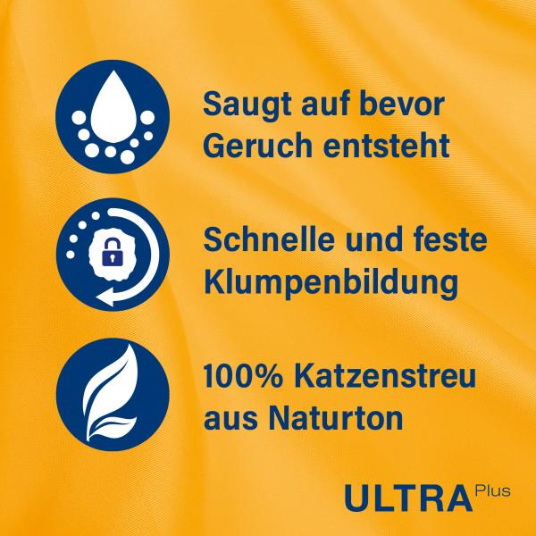 Image du produit Catsan Ultra Plus (Agglomérant, Neutralisant, Biodégradable, 10.30 kg)