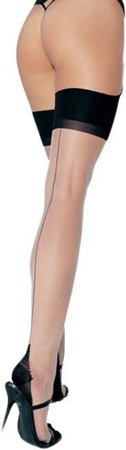 Image du produit Leg Avenue Bas avec couture bicolore (Taille unique)